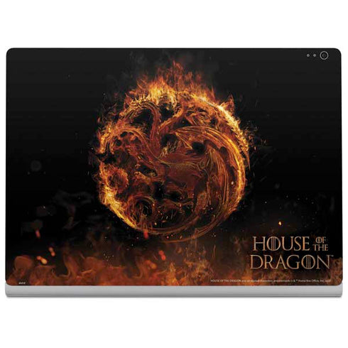 HBO House of the Dragon Flaming Tararyen Sigil Surface Book 2 13.5in Skin